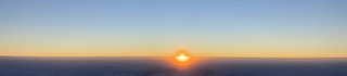 Puesta de sol en Concordia, Antártida