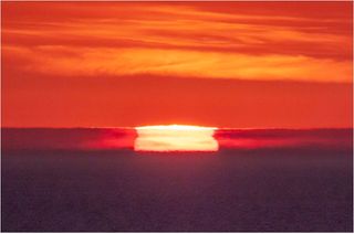 Puesta del Sol rectangular