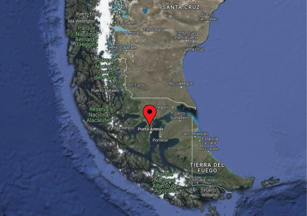 Mapa sur austral Mapa sur austral