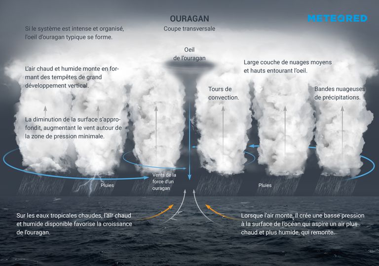 Qu'est-ce qu'un ouragan, comment se forme-t-il et quelles catégories ? Qu'est-ce qu'un ouragan, comment se forme-t-il et quelles catégories ?