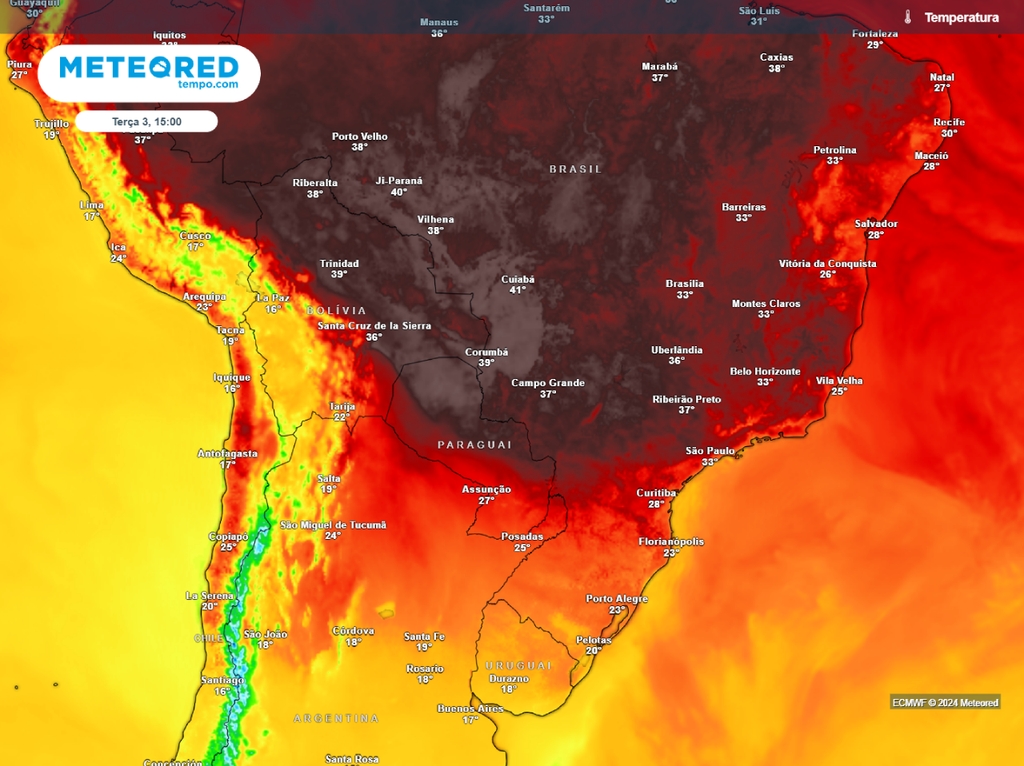 previsão, temperatura, ecmwf previsão, temperatura, ecmwf