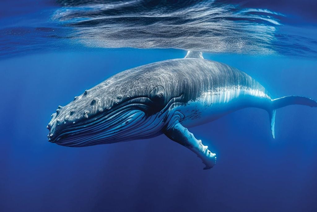 Com a recuperação populacional da espécie observada em anos recentes, avistagens também ao sul vêm se tornando mais frequentes, como no entorno de Ilhabela em São Paulo. Crédito: RobinAge Com a recuperação populacional da baleia-sei observada em anos recentes, avistagens também ao sul vêm se tornando mais frequentes, como no entorno de Ilhabela em São Paulo. Crédito: RobinAge