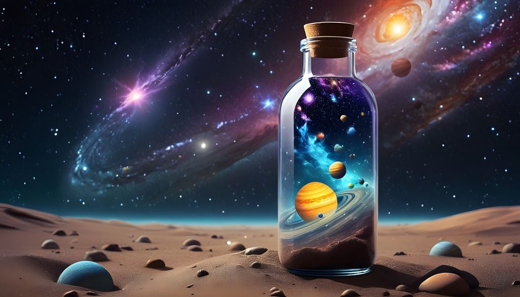 Le sonde lanciate dall'Uomo, ormai alla deriva nello spazio interstellare una volta aver concluso le loro missioni di esplorazione del Sistema Solare, sono come dei relitti messaggeri dell'umanità. Bottiglie con un messaggio lanciate nell'oceano cosmico.