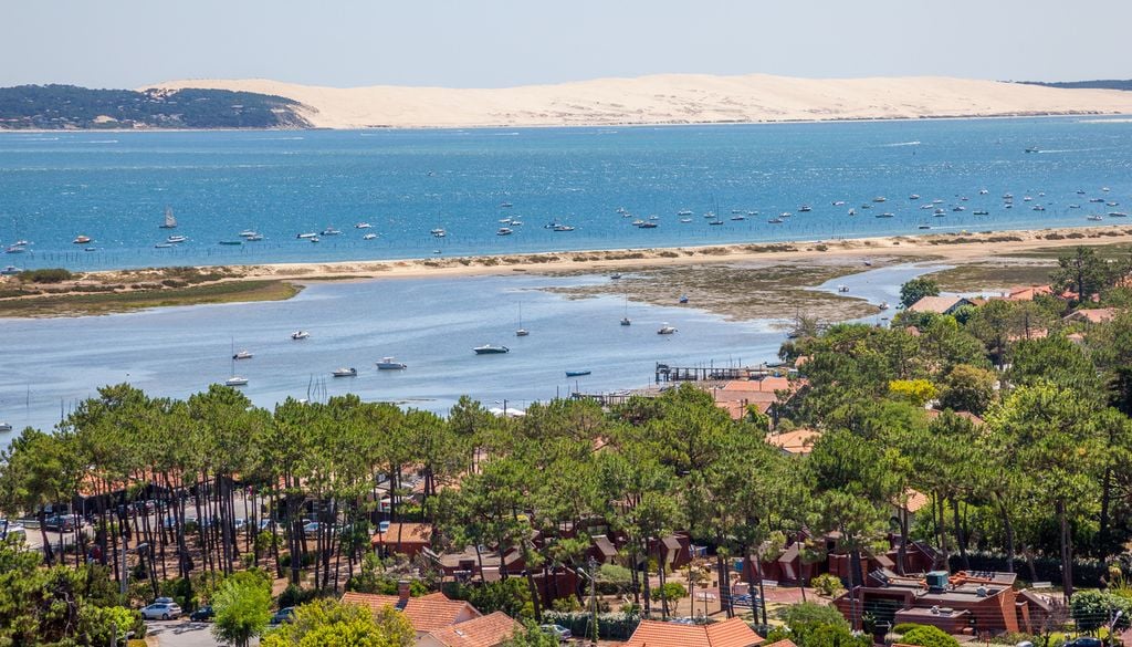 Cap Ferret Ocean Atlantique Dune Pilat Plage Dans la bassin d'Arcachon, la plage de Cap Ferret Ocean est classée "Recommandé".