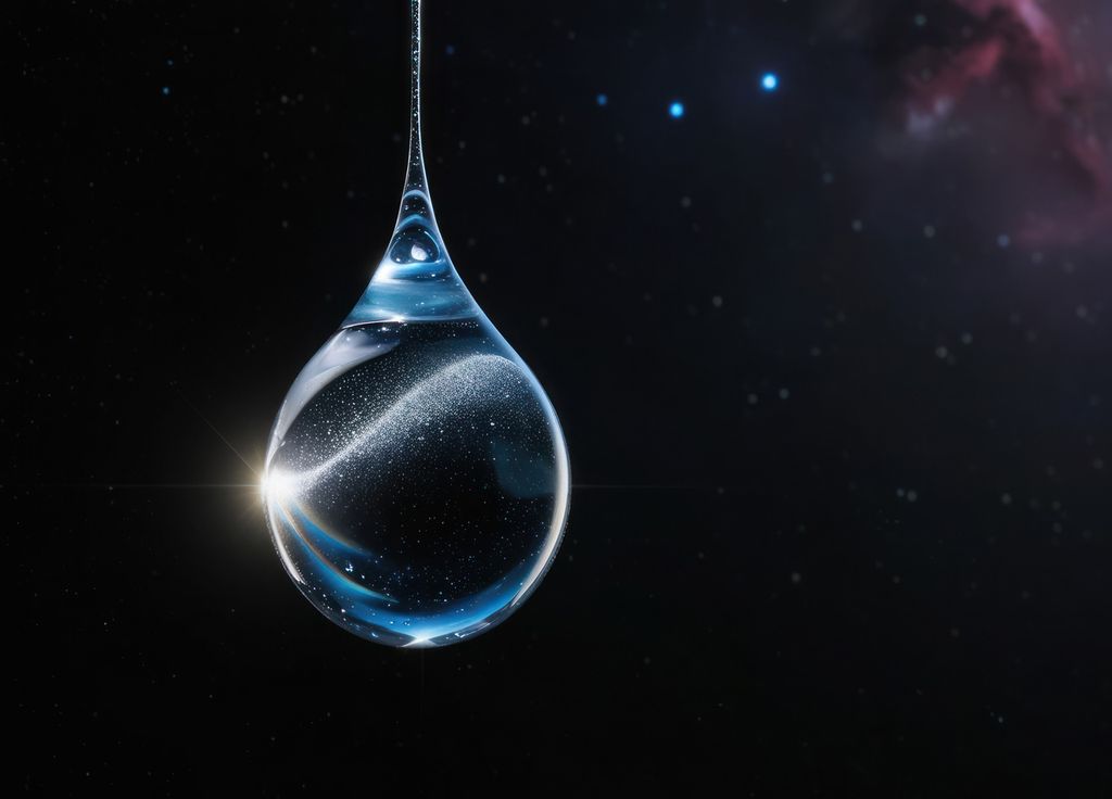 Molécule eau univers galaxies prétexte