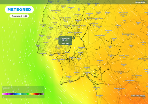 Quando se prev&ecirc; que as temperaturas em Lisboa des&ccedil;am abaixo dos 25 &deg;C?
