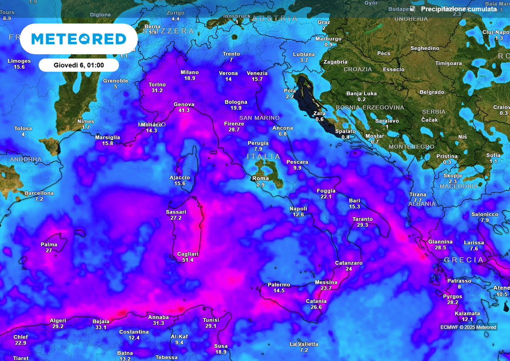 Precipitazione cumulata