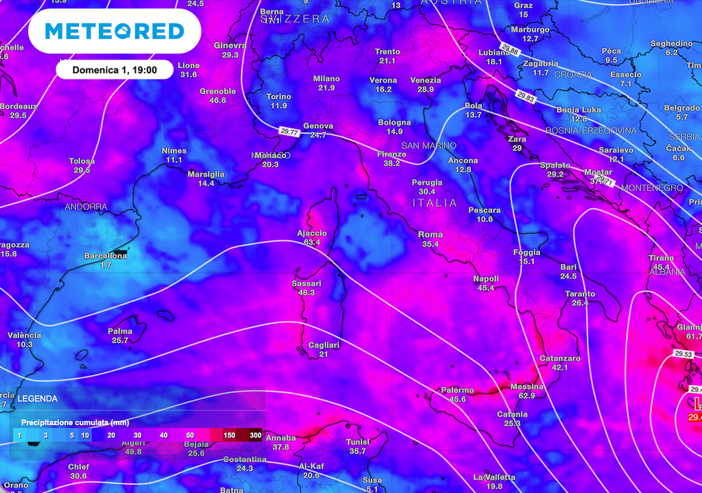 Gennaio 2026 si conclude con tante precipitazioni sull'Italia