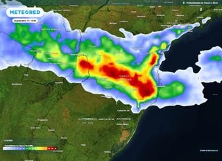 Quarta-feira com frente fria na Região Sul: INMET emite avisos de chuvas intensas 505 municípios