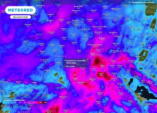 Quatre jours de fortes pluies attendus en France : la date de la fin de la d&eacute;pression est connue