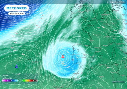 Quatro semanas de bloqueio anticicl&oacute;nico escandinavo: a previs&atilde;o do modelo europeu que afeta Portugal