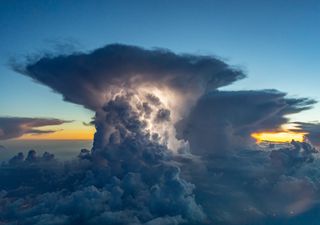 ¿Cuánto miden las nubes de tormenta?