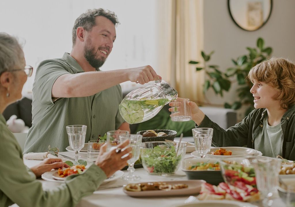 agua en la comida agua en la comida