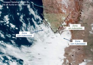 Qué es el “escote del diablo”: el fenómeno que bloquea la lluvia en Santiago de Chile