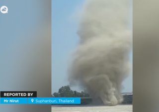 Qu&eacute; es una tolvanera: el fen&oacute;meno que apareci&oacute; en segundos y sorprendi&oacute; a trabajadores en una f&aacute;brica de Tailandia