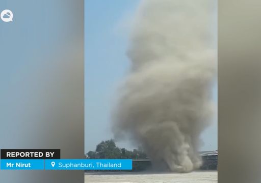 Qu&eacute; es una tolvanera: el fen&oacute;meno que apareci&oacute; en segundos y sorprendi&oacute; a trabajadores en una f&aacute;brica de Tailandia