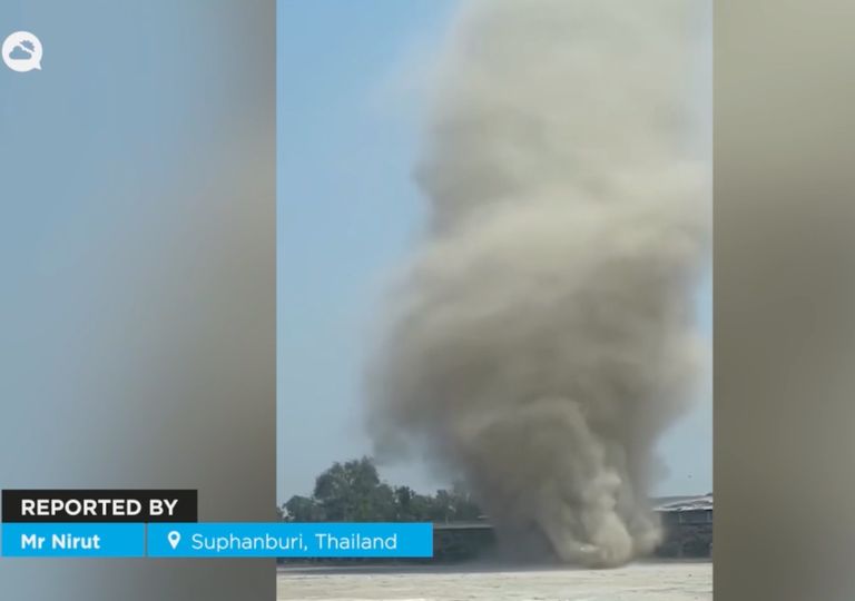 Qu&eacute; es una tolvanera: el fen&oacute;meno que apareci&oacute; en segundos y sorprendi&oacute; a trabajadores en una f&aacute;brica de Tailandia