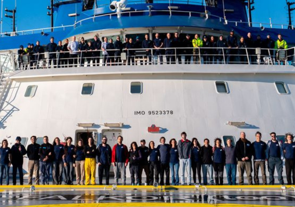 Expedición sumbarina Mar Argentino La primera transmisión (2025) contó con miles de visualizaciones en tiempo real y millones en total. Foto: Gentileza Schmidt Ocean y CONICET