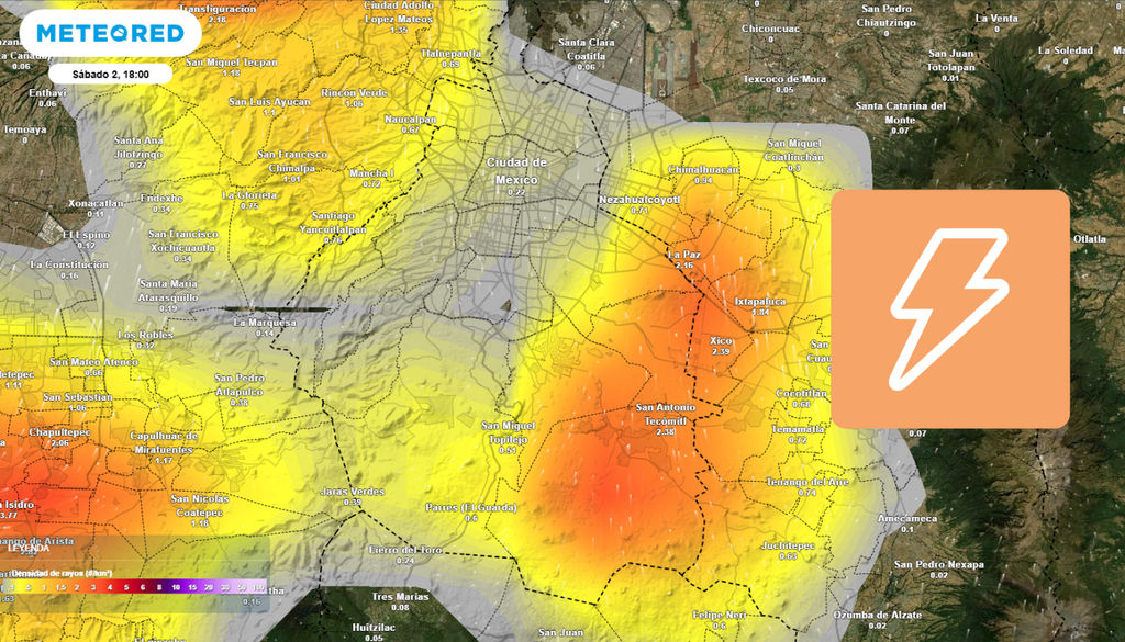 Tormentas con posible actividad eléctrica serán posibles durante la tarde en gran parte de la Ciudad de México este primer fin de semana de mayo.