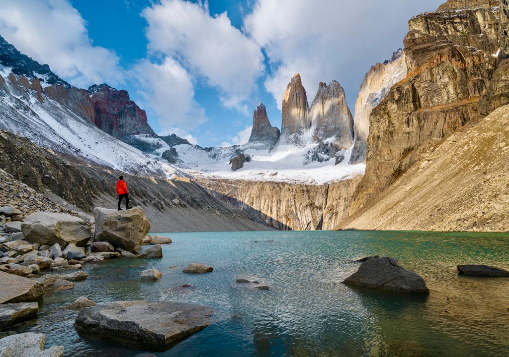 Trekking a la base de las Torres del Paine. Trekking a la base de las Torres del Paine.