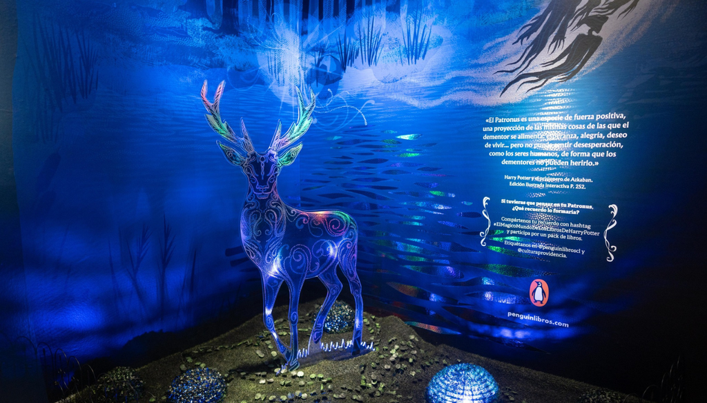 La muestra incluye diversos escenarios de la saga literaria de Harry Potter. Crédito: @culturaprovidencia.