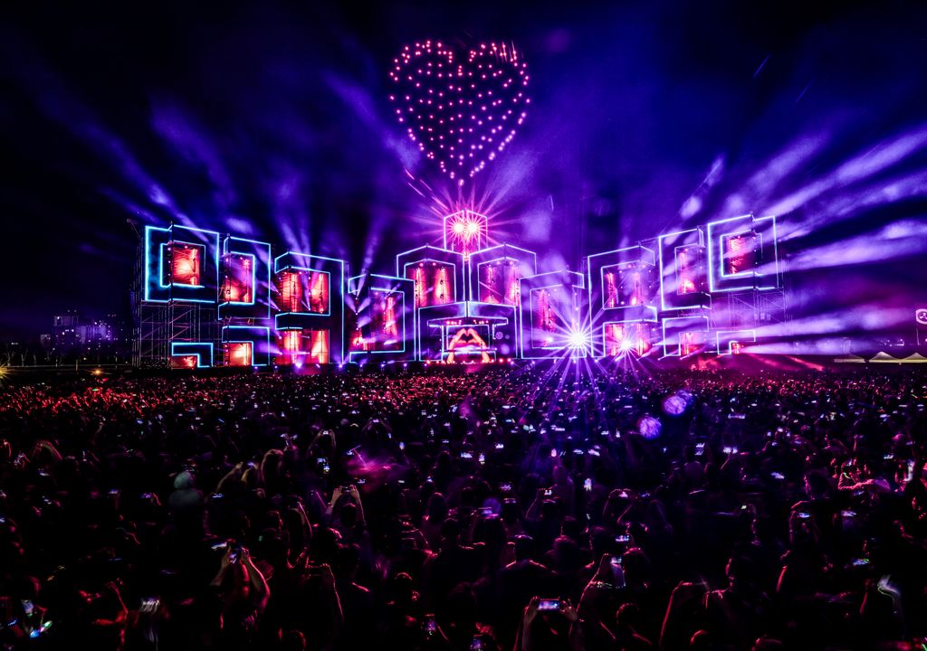 Festival de música electrónica Creamfields Chile.