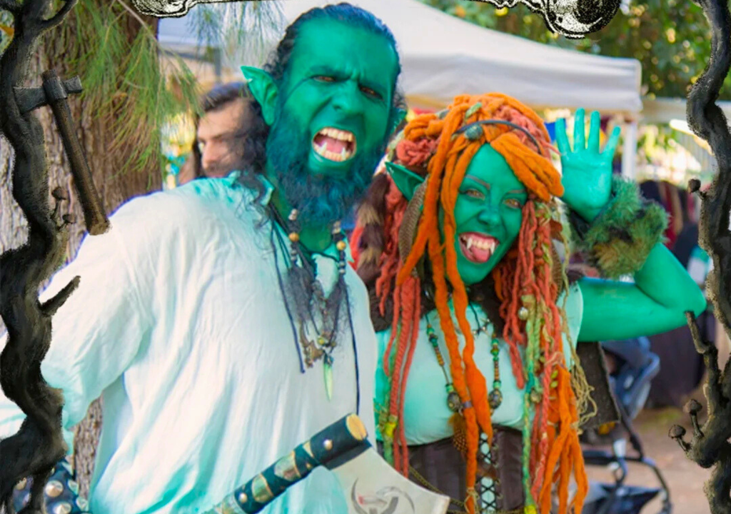 Mercado Troll en Cava Concha y Toro, Santiago.