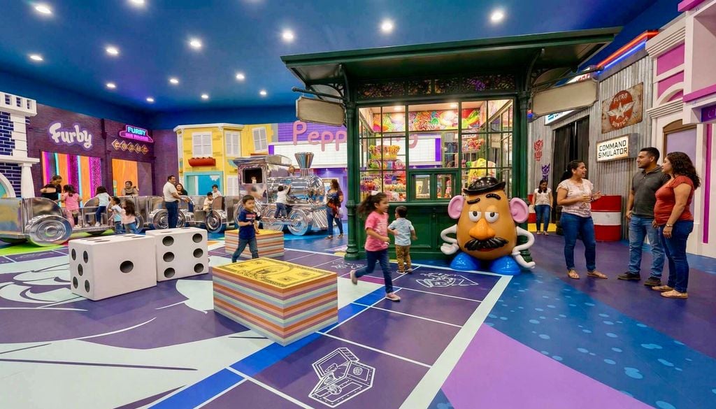 La experiencia inmersiva Family Fest by Hasbro acaba de llegar a Santiago. Crédito: Ticketmaster.