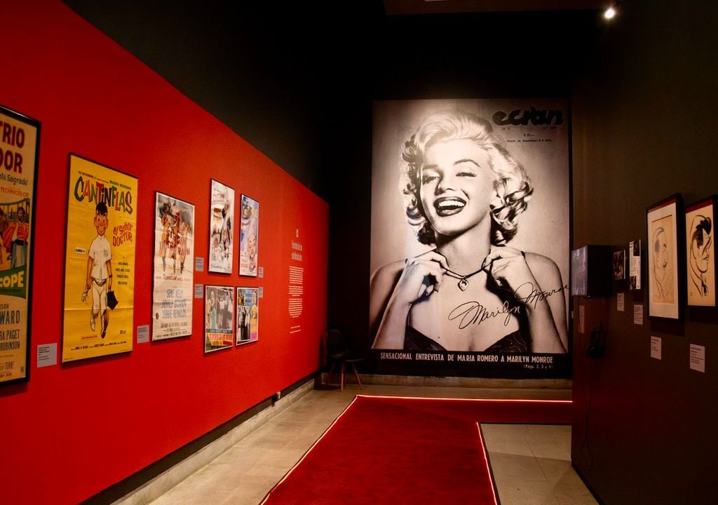 En el Centro Cultural La Moneda se está presentando una muestra sobre la historia del cine en Chile. Crédito: Servicio Nacional de Patrimonio Cultural.