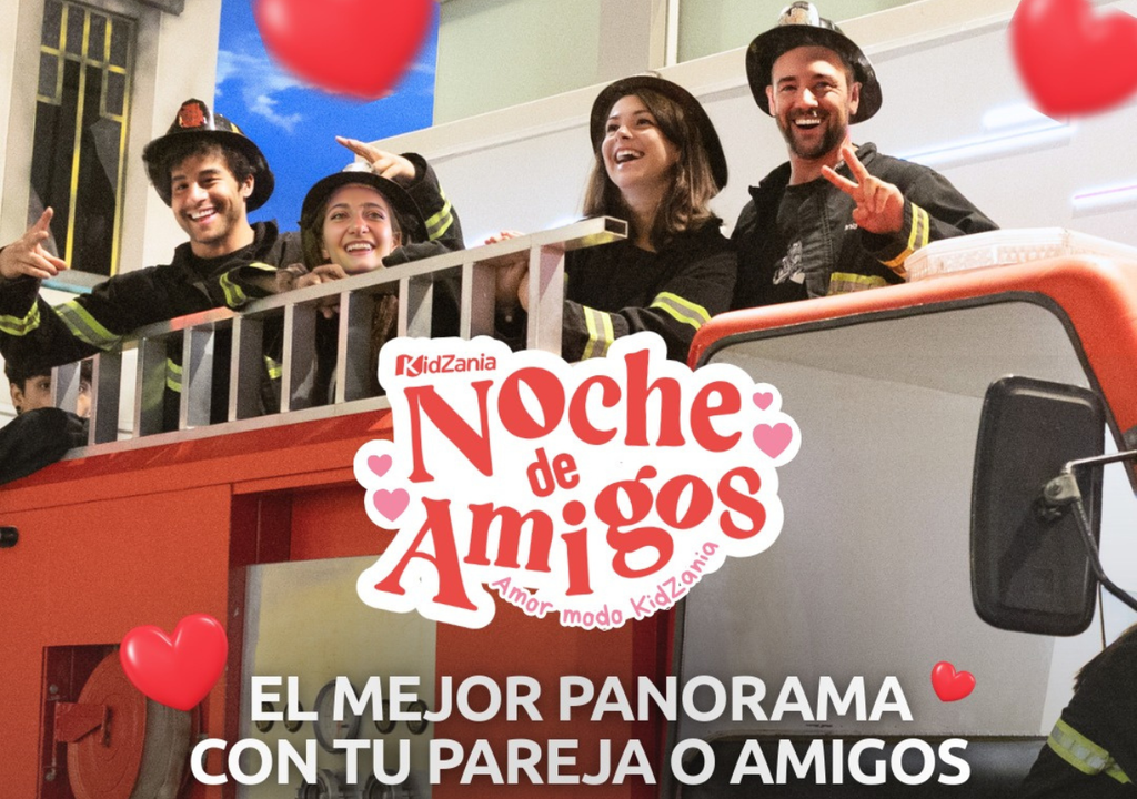 Este sábado se realizará la “Noche de amigos” en KidZania. Crédito: @kidzaniasantiago