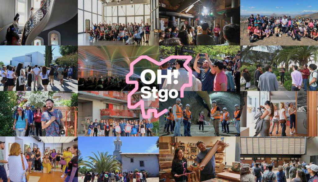Festival Open House Santiago 2026. El Festival Open House Santiago incluye tanto recorridos guiados como visitas por libre. Crédito: ohstgo.cl.