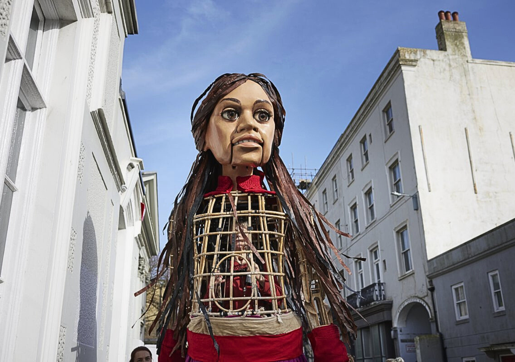 Marioneta Amal del Festival Teatro a Mil. Marioneta Amal del Festival Teatro a Mil.