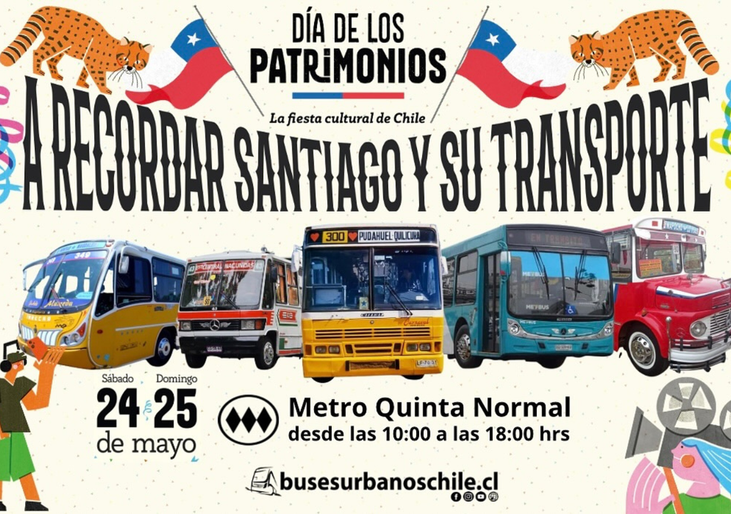 A recordar Santiago y su transporte, actividad por el Día de los Patrimonios. A recordar Santiago y su transporte, actividad por el Día de los Patrimonios.