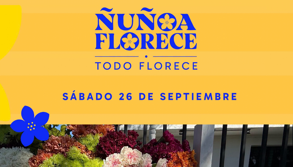 Ñuñoa Florece. En Ñuñoa se realizarán diversas actividades por la llegada de la primavera. Crédito: Municipalidad de Ñuñoa.