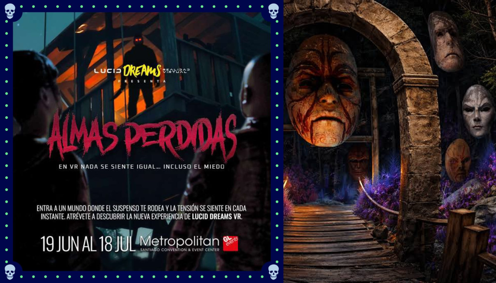 En Santiago se está presentando una experiencia de realidad virtual de suspenso-terror. Crédito: Lucid Dreams.