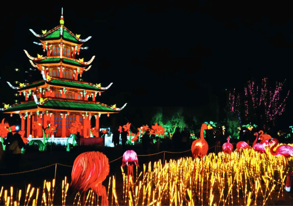 El Festival Tianfu es el evento de luces chinas más grande de Sudamérica. Crédito: Festival Tianfu.