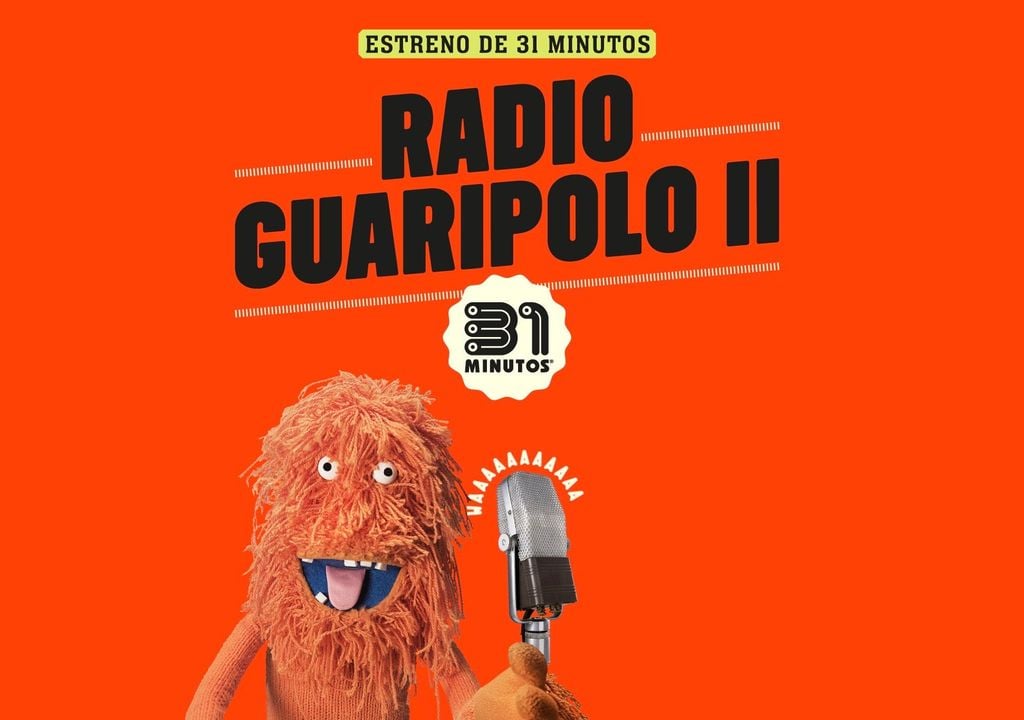 Concierto de 31 minutos: Radio Guaripolo. Los títeres de 31 minutos se presentarán en el Movistar Arena, en un entretenido espectáculo musical.