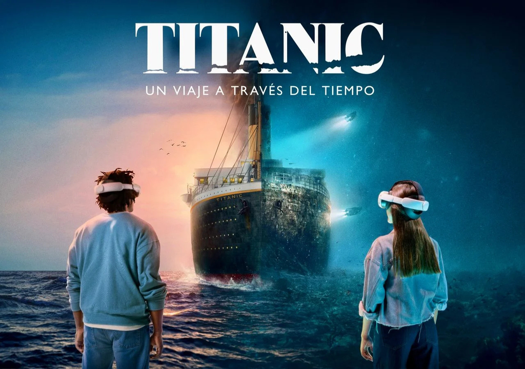 Actualmente, se está presentando en Santiago una experiencia de realidad virtual sobre el Titanic. Crédito: Fever.