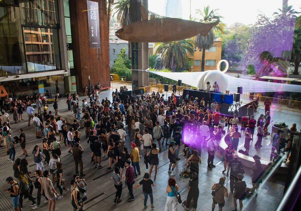 Este fin de semana, se realizará un festival de música electrónica en el GAM. Crédito: gam.cl