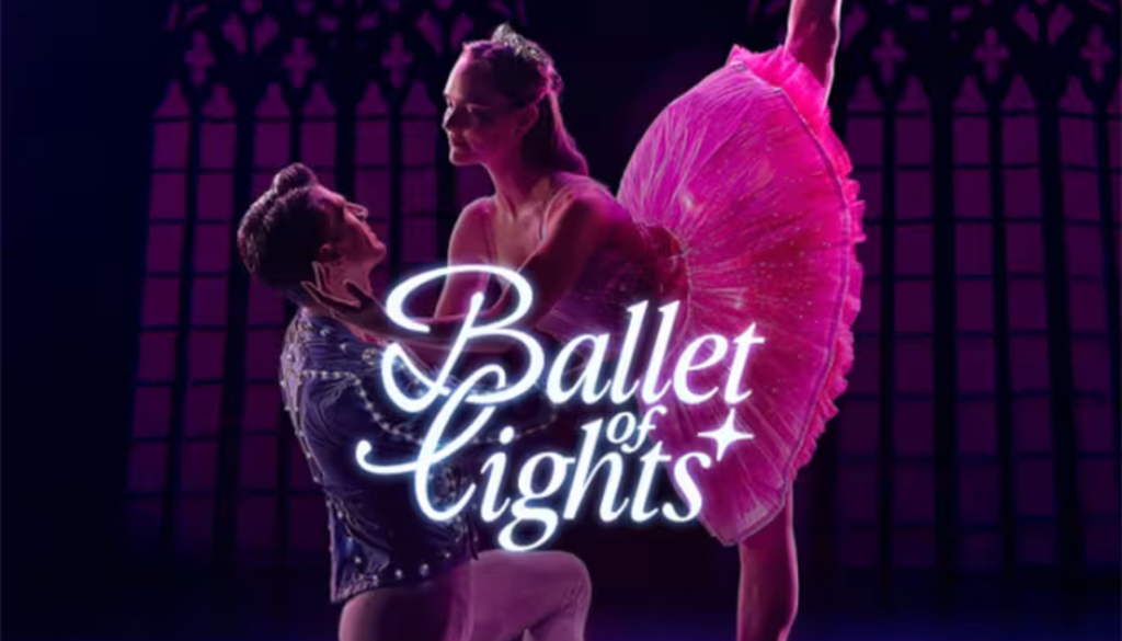 Ballet of lights en Santiago. Ballet of lights trae toda la magia del clásico de La Bella Durmiente a Santiago. Crédito: Fever.