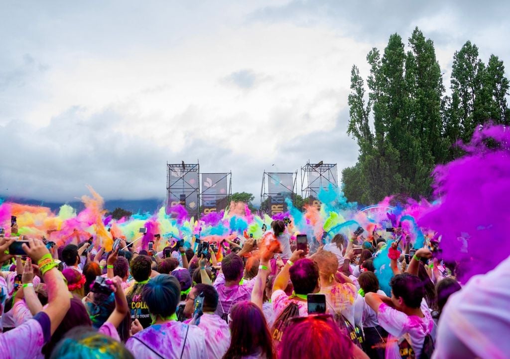 The Color Run en Santiago de Chile.