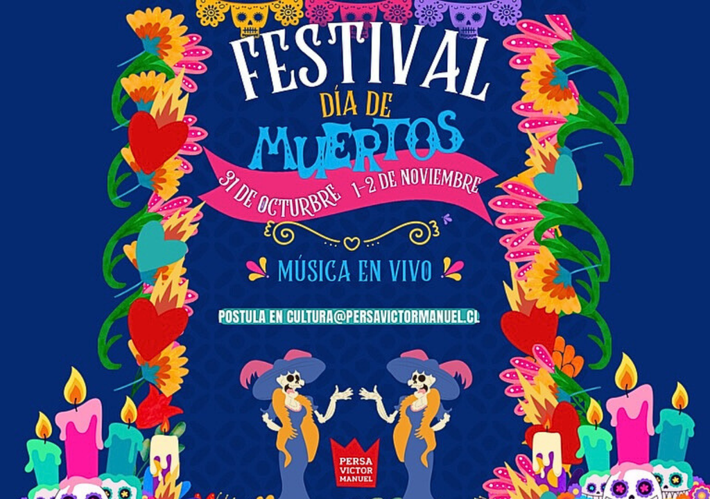 Festival de Día de Muertos en Persa Víctor Manuel. Festival de Día de Muertos en Persa Víctor Manuel.