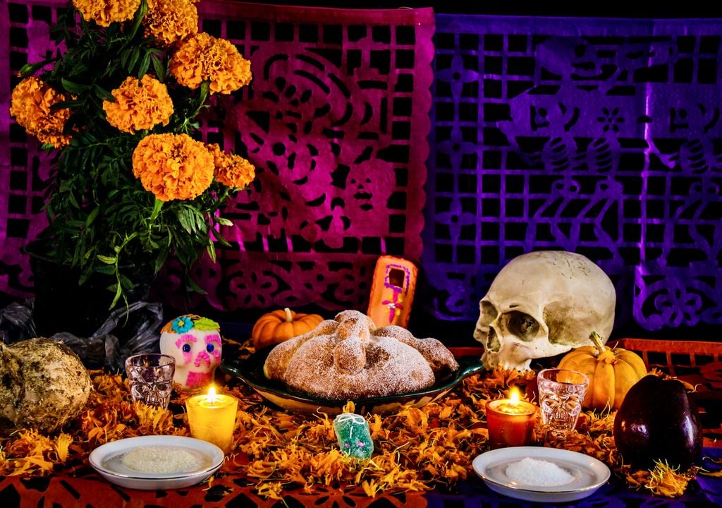 Actividades de Día de Muertos en Santiago de Chile.