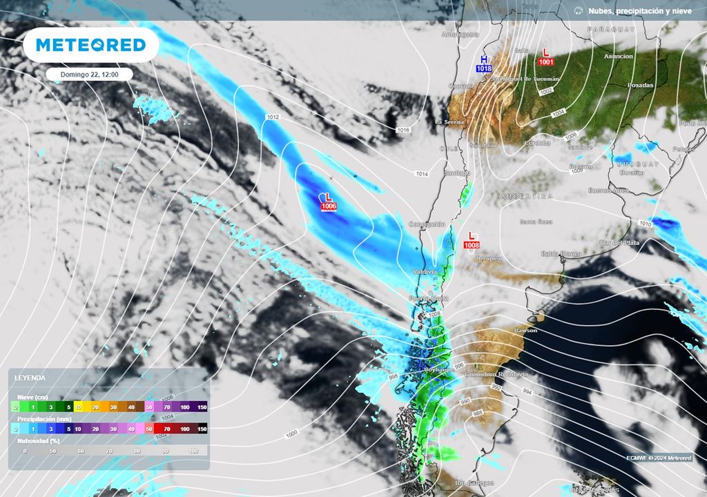 tercer sistema frontal de fiestas patrias