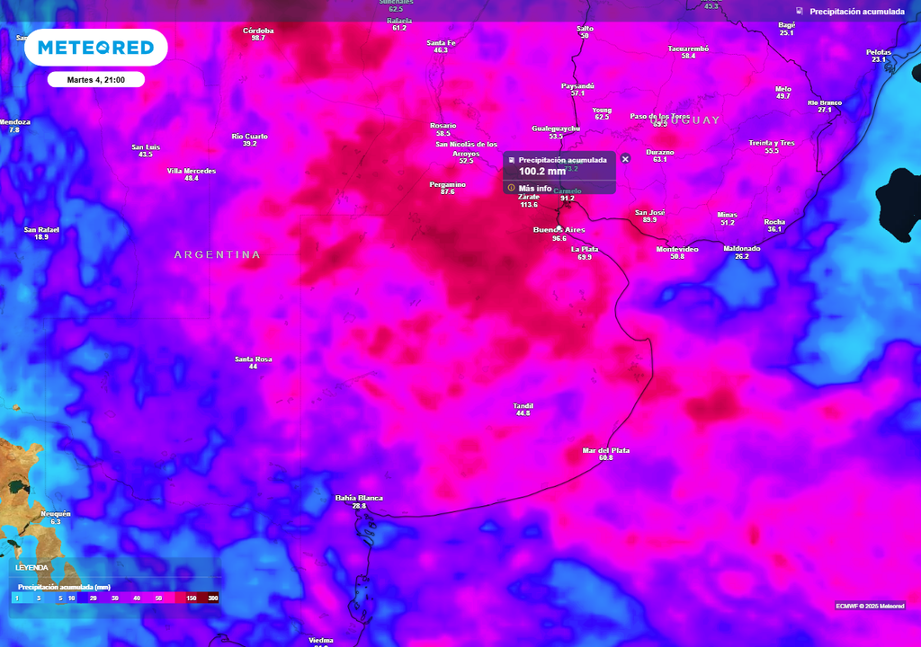 Tiempo lluvias alerta tormentas fuertes Buenos Aires fin de semana largo carnaval feriados