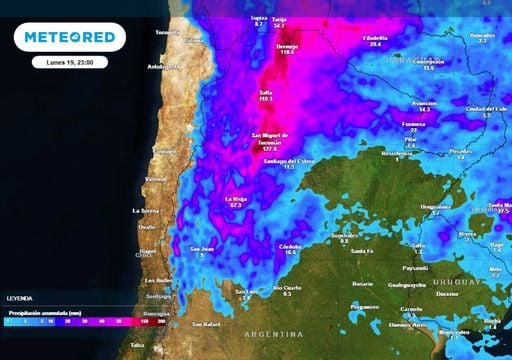 Qu&eacute; pasar&aacute; con el tiempo el lunes 19 de enero: el mapa de las lluvias y las zonas donde vuelve el calor de 35 &deg;C