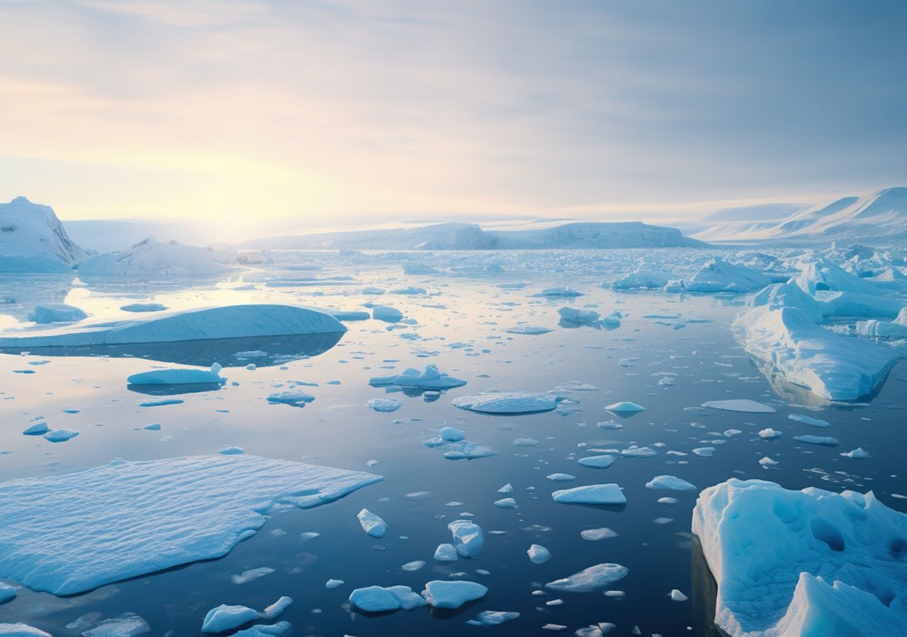 El derretimiento del hielo de la Antártida se está acelerando en algunas áreas debido al aumento de las temperaturas y los cambios en los patrones de circulación oceánica.