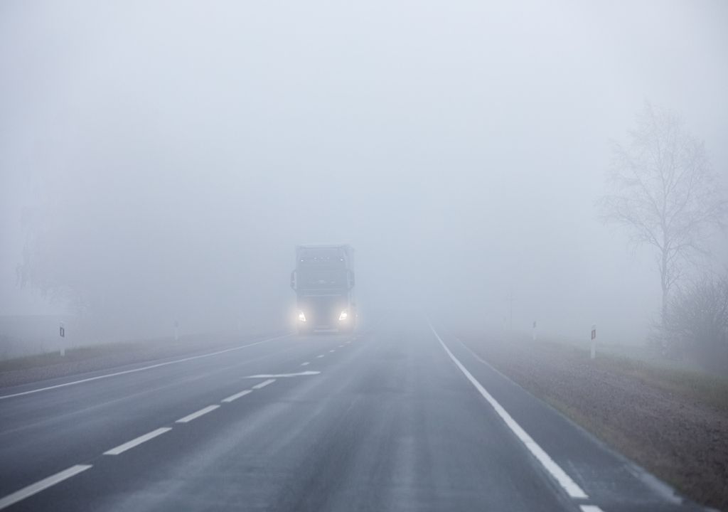 Niebla accidente carretera