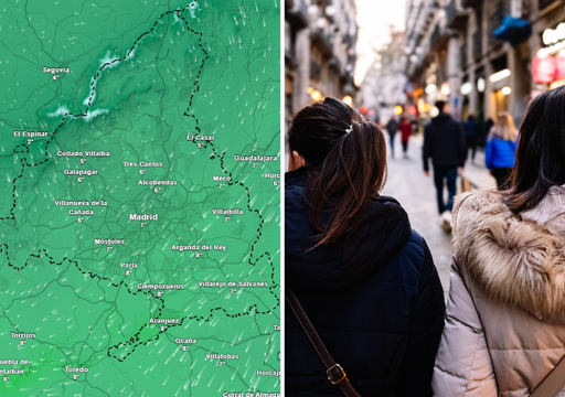 Que se prepare Madrid para la nueva masa de aire: hasta 6 &ordm;C en la ma&ntilde;ana m&aacute;s fr&iacute;a