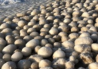 ¿Qué son estas misteriosas bolas de hielo vistas en Finlandia?